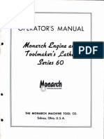 Operator'S Manual: .Af Ont TCH Rn9Ine T ND /oolmtllcet
