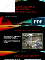 Problemas Originados Por El Crecimiento Demográfico en Panamá