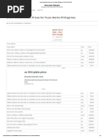 List of Construction Prices For Truss Works Philippines - PHILCON PRICES