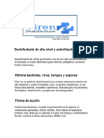 FICHA TECNICA Viren Desinfectante PDF