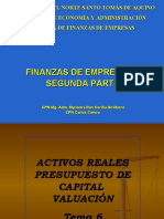 FINANZAS I - 2015 Segunda Parte