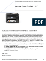 Impresora Multifuncional Epson EcoTank L6171 - Inyección de Tinta - Impresoras - para El Trabajo - Epson Colombia PDF