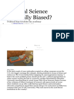 Is Social Science Politically Biased