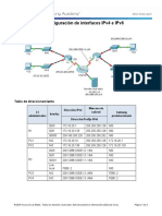 1.1.3.5 Packet Tracer - Configuring IPv4 and IPv6 Interfaces Instructions