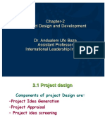 Chapter-2 - PROJECT DESIGN AND DEVELOPMENT