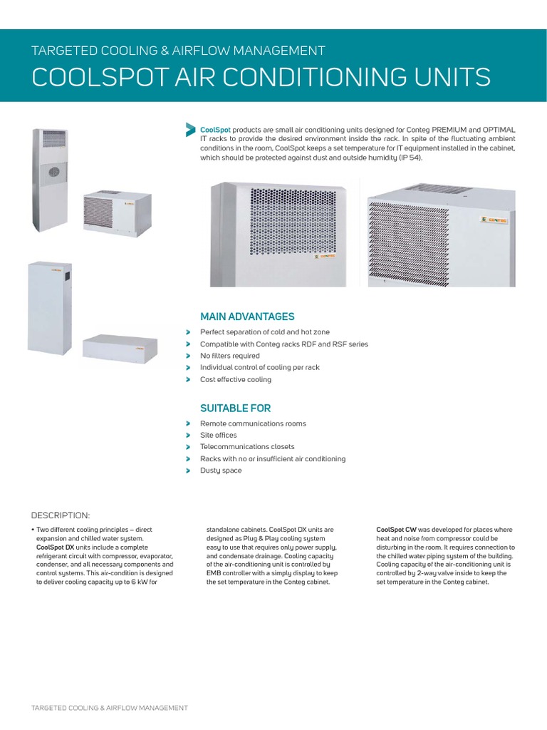 CoolSpot Air Conditioning Solutions | PDF | Air Conditioning ...