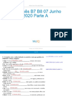 Português-B7-B8 Exercicios Preterito Mais Que Perfeito Subjuntivo PDF