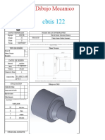 Formato Dibujo Mecanico Cbtis Pieza 2 Revolucion