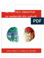 Cartea Cu Coperta Activitati Creative Cu Materiale Din Natura PDF