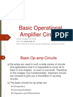 Basic Operational Amplifier Circuits