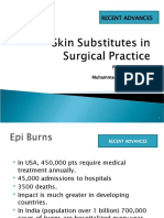 Skin Substitutes in Reconstruction of Burns