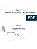 Unit IV Chapter 5. Managing Files of Records: DR K.Srinivas Adv Data Structures