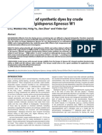Li Et Al. - 2009 - Decolorisation of Synthetic Dyes by Crude Laccase From Rigidoporus Lignosus W1