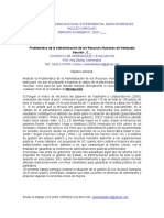 Contrato de Problematica de La Administración de Los RRHH en Venezuela-1