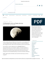 Cultivando Com As Fases Da Lua