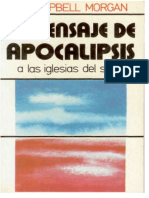 EL MENSAJE DEL APOCALIPSIS A LAS IGLESIAS DEL SIGLO XX - G. Cambell Morgan