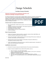 How To Establish A Cartridge Change Schedule