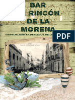 Carta ''El Rincon de La Morena Cadiz