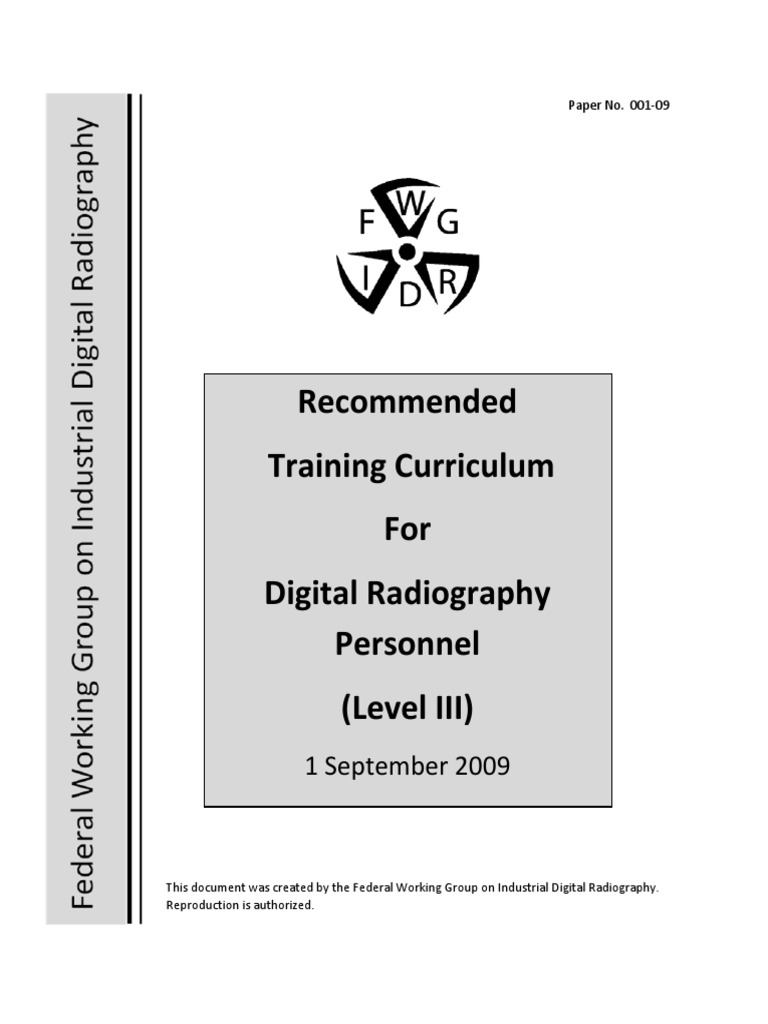 Level III Digital Radiography Training | PDF | Radiography | Optical ...