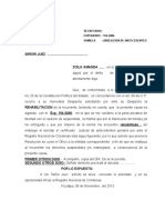 Solicitud de rehabilitación de antecedentes penales