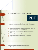 Evaluación de Desempeño