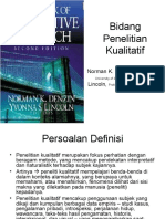 1 Bidang Penelitian Kualitatif