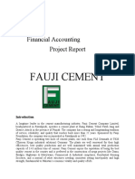 Fauji Cement: Financial Accounting Project Report