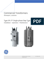 Commercial Transformers: Type VR-1™ Single-Phase Step Type Regulators