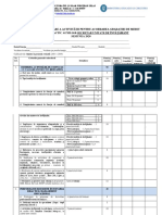 Fisa Sintetica de (Auto) Evaluare SECRETAR 2020 PDF