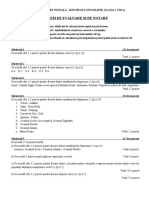 Test de Eval. Initiala Geografie Cls. A VIII-a Barem