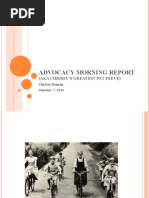 Helmets - Advocacy Morning Report