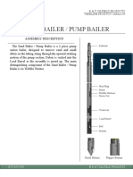 Sand Bailer / Pump Bailer