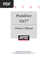 PredaDoor_NXT_Owners_(8-6-2014) PUERTA RYTEC