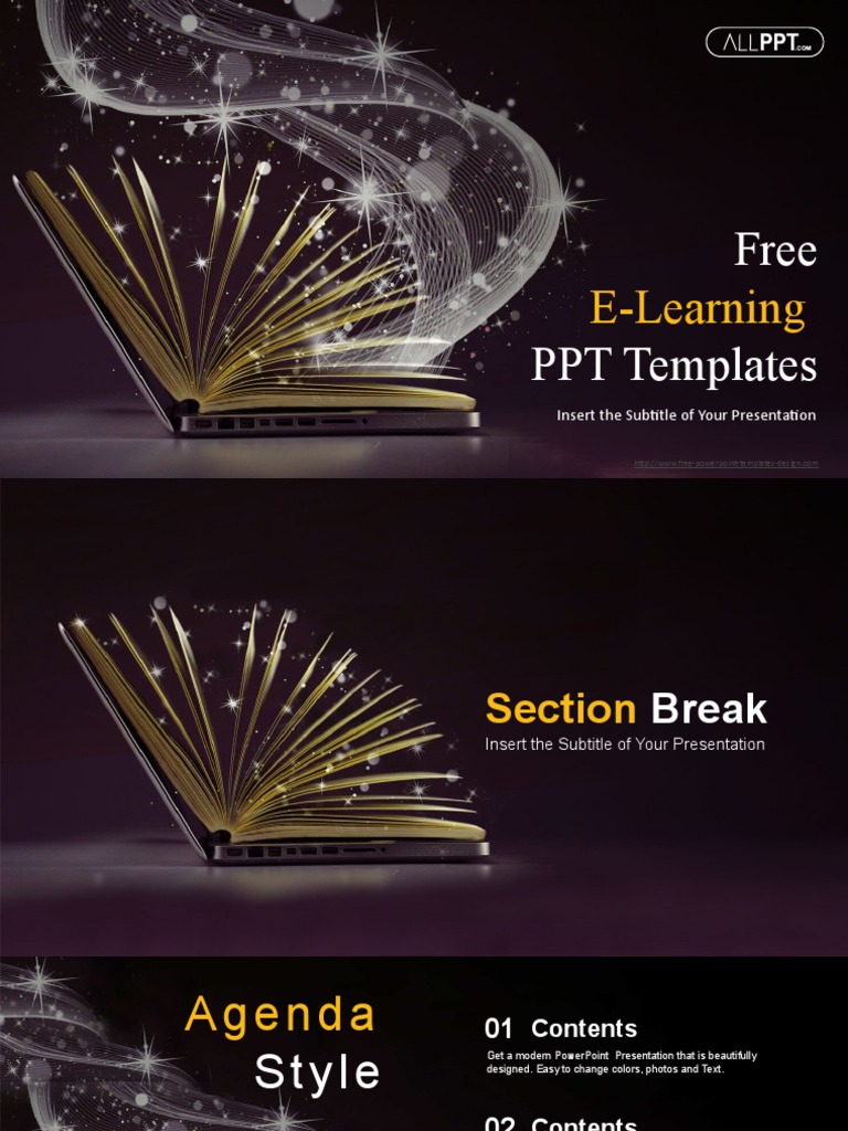 Free PPT Templates: E-Learning | PDF | Infographics | Microsoft Power Point