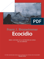 (Breve Historia de La Extincion en Masa de Las Especies 1) Franz J. Broswimmer - Ecocidio-Laetoli (2005)