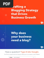 LESSON Crafting A Blogging Strategy That Drives Business Growth DECK