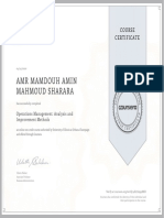Amr Mamdouh Amin Mahmoud Sharara: Course Certificate