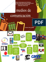 Los Medios de Comunicación Mapa Mixto Gabrielys Martinez 5to Año