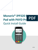 Moneris® iPP320 PIN Pad With PAYD Pro Plus: Quick Install Guide