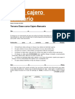 3° Clase - Curso Cajero Bancario