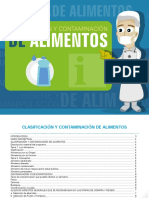 CLASIFICACION Y CONTAMINACION DE ALIMENTOS