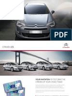 Citroen C5 MK 3 Brochure PDF