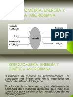 Estequiometría, Energía y Cinética Microbiana