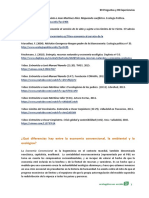 ¿Qué Diferencias Hay Entre La Economía Convencional, La Ambiental y La Ecológica?