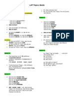 LAT Topics Guide