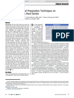 Effect of Root Canal Preparation Techniques On Crack Formation in Root Dentin