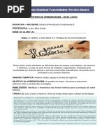 Roteiro História 6° Ano - 25 à 29 de maio
