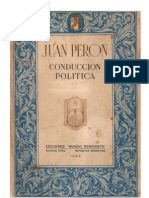 Juan Perón CONDUCCION POLITICA