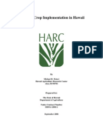 Biodiesel Crop Implementation in Hawaii HARC 2006