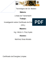 Certificado de Energias Limpias